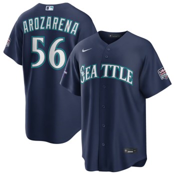 Men's Seattle Mariners #56 Randy Arozarena Nike Navy 2026 All-Star Game Replica Jersey