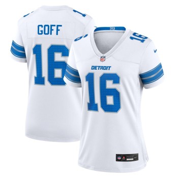 Women's Detroit Lions #16 Jared Goff White Game Jersey Women's Detroit Lions #16 Jared Goff White Game Jersey