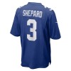 Men's New York Giants Sterling Shepard Royal Game Player Jersey