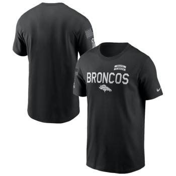 Men's Denver Broncos Black 2026 Salute to Service Sideline Dri-FIT T-Shirt Men's Denver Broncos Black 2026 Salute to Service Sideline Dri-FIT T-Shirt