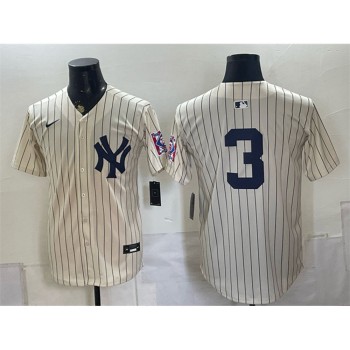 Youth New York Yankees #3 Babe Ruth Cream 2026 Field of Dreams Stadium Baseball Jersey