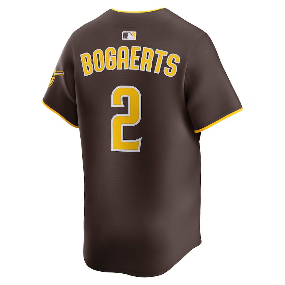 Men's San Diego Padres #2 Xander Bogaerts Nike Brown Alternate Limited Player Jersey