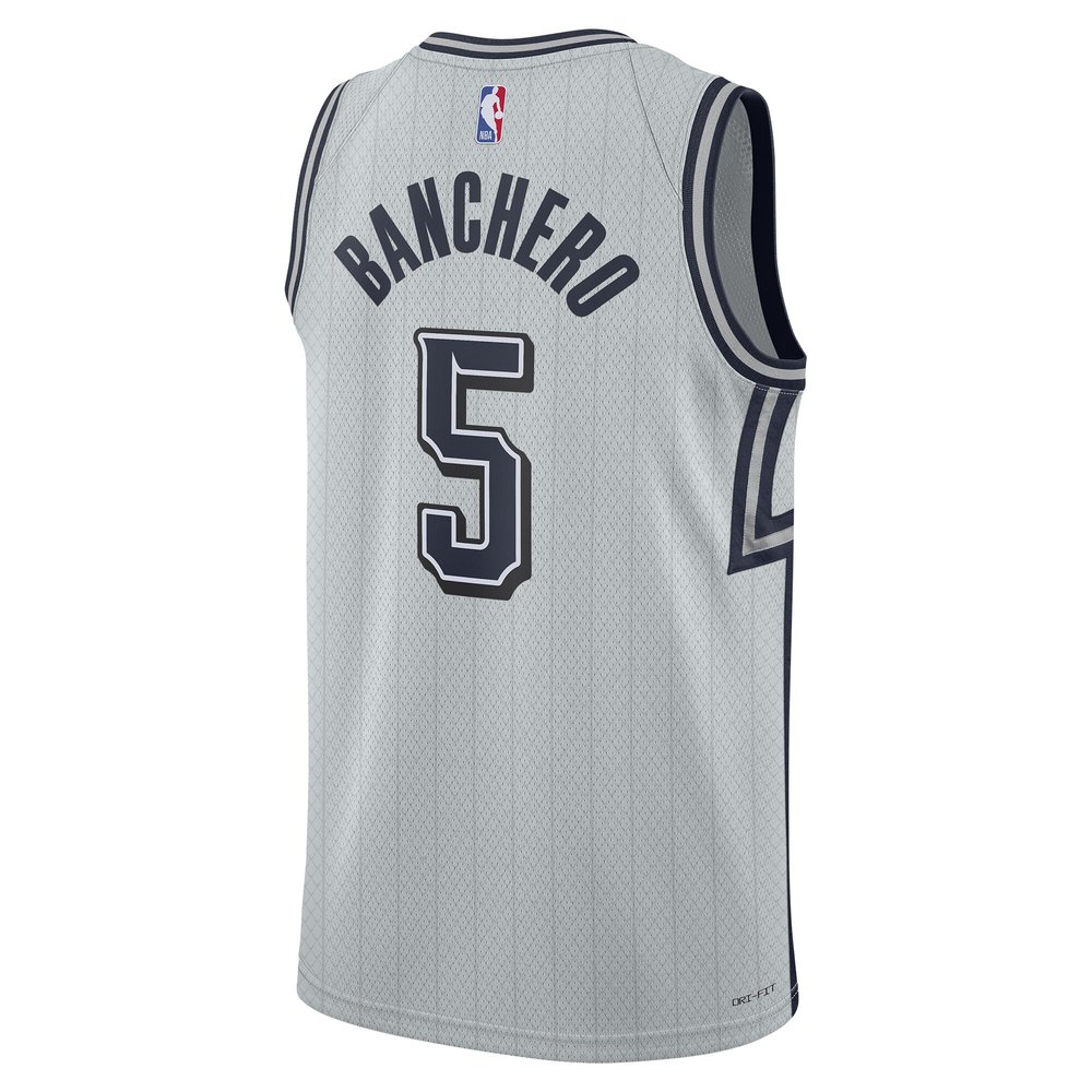 Unisex Orlando Magic Paolo Banchero Silver 2024/25 Swingman Player Jersey - City Edition
