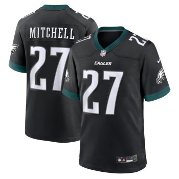 Youth #27 Quinyon Mitchell Midnight Black Philadelphia Eagles Player Game Jersey Youth #27 Quinyon Mitchell Midnight Black Philadelphia Eagles Player Game Jersey
