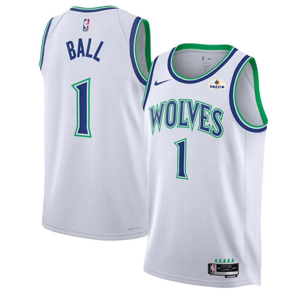Women's Minnesota Timberwolves #1 LaMelo Ball White 2026/27 Association Edition Jersey