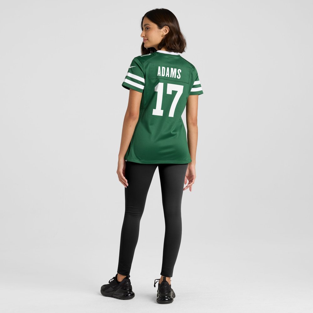 Women's New York Jets #17 Davante Adams Legacy Green Game Jersey