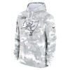 Youth Tampa Bay Buccaneers White/Gray 2024 Salute To Service Pullover Hoodie