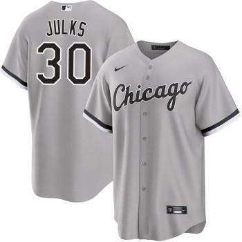 Men's Chicago White Sox #30 Corey Julks Gray Home Official Player Jersey Men's Chicago White Sox #30 Corey Julks Gray Home Official Player Jersey