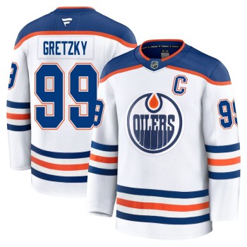 Youth Edmonton Oilers #99 Wayne Gretzky White Away Jersey