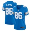 Women's Detroit Lions Sean McKeon  Blue Game Jersey