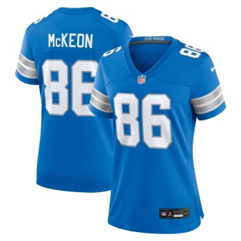 Women's Detroit Lions Sean McKeon Blue Game Jersey Women's Detroit Lions Sean McKeon Blue Game Jersey