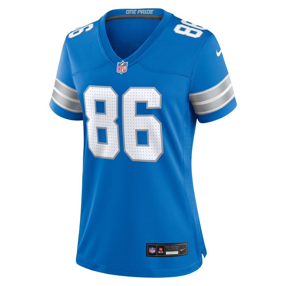 Women's Detroit Lions Sean McKeon  Blue Game Jersey