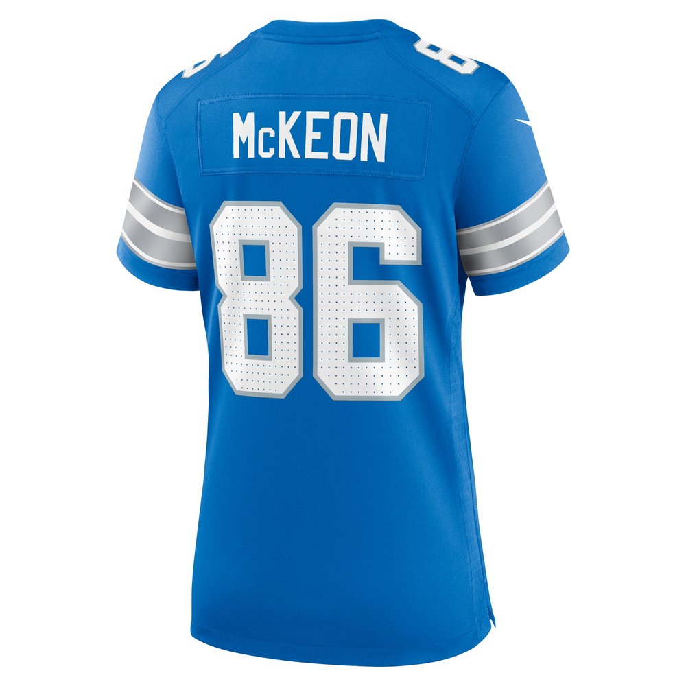 Women's Detroit Lions Sean McKeon  Blue Game Jersey