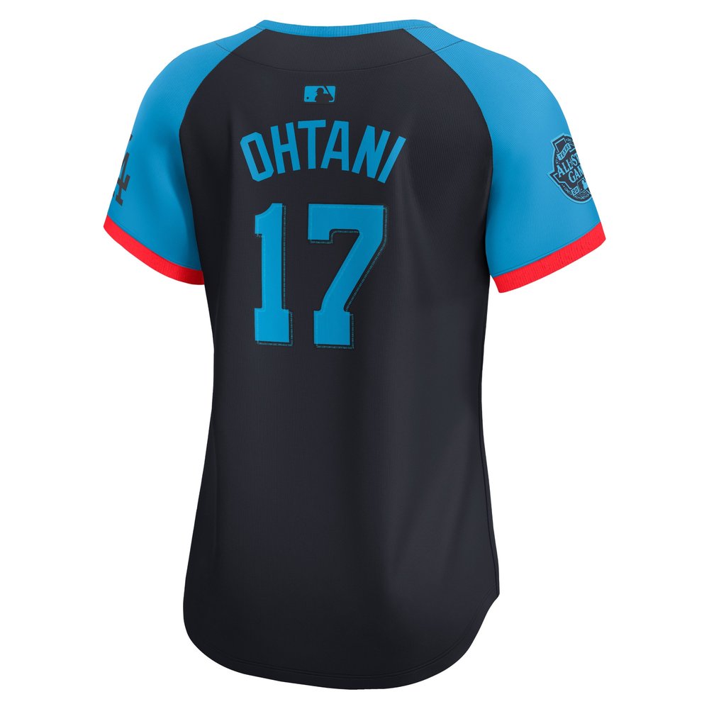 Women's National League #17 Shohei Ohtani Navy 2024 MLB All-Star Game Limited Player Jersey