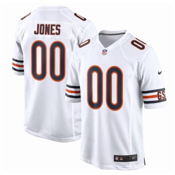 Men's Chicago Bears Logan Jones White 2026 NFL Draft Game Jersey Men's Chicago Bears Logan Jones White 2026 NFL Draft Game Jersey