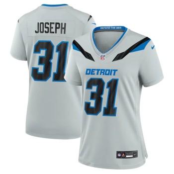 Women's Detroit Lions #31 Kerby Joseph Grey 2026 Rivalries Collection Game Jersey