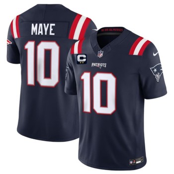Men's New England Patriots #10 Drake Maye Navy 2026 2-Star C Pach Vapor F.U.S.E. Limited Jersey Men's New England Patriots #10 Drake Maye Navy 2026 2-Star C Pach Vapor F.U.S.E. Limited Jersey