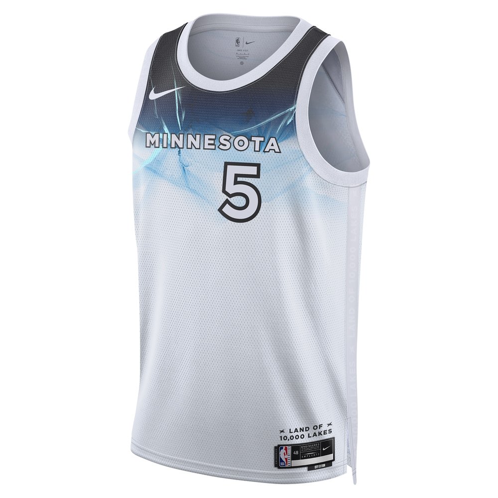 Unisex Minnesota Timberwolves Anthony Edwards White 2024/25 Swingman Player Jersey - City Edition