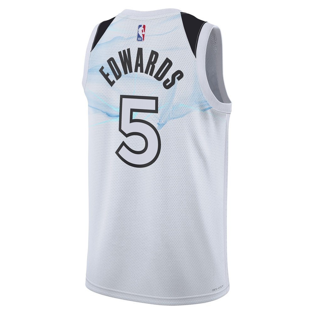 Unisex Minnesota Timberwolves Anthony Edwards White 2024/25 Swingman Player Jersey - City Edition