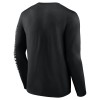 Men's Philadelphia Eagles Black Super Bowl LIX Champions On Top Go Birds Long Sleeve T-Shirt