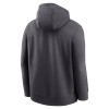 Men's Philadelphia Eagles Anthracite Super Bowl LIX Champions Locker Room Trophy Collection Extended Sizes Club Fleece Pullover Hoodie
