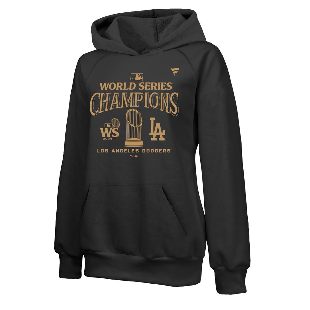 Women's Los Angeles Dodgers Black 2024 World Series Champions Hoodie