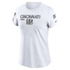 Women's Cincinnati Bengals  White 2024 Salute To Service Legend Performance T-Shirt