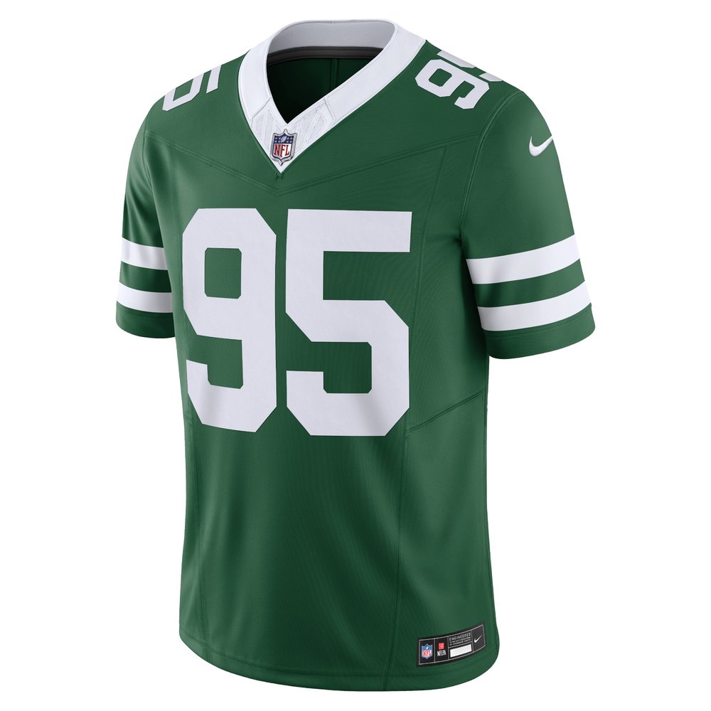 Men's New York Jets Quinnen Williams Legacy Green Vapor F.U.S.E. Limited Jersey