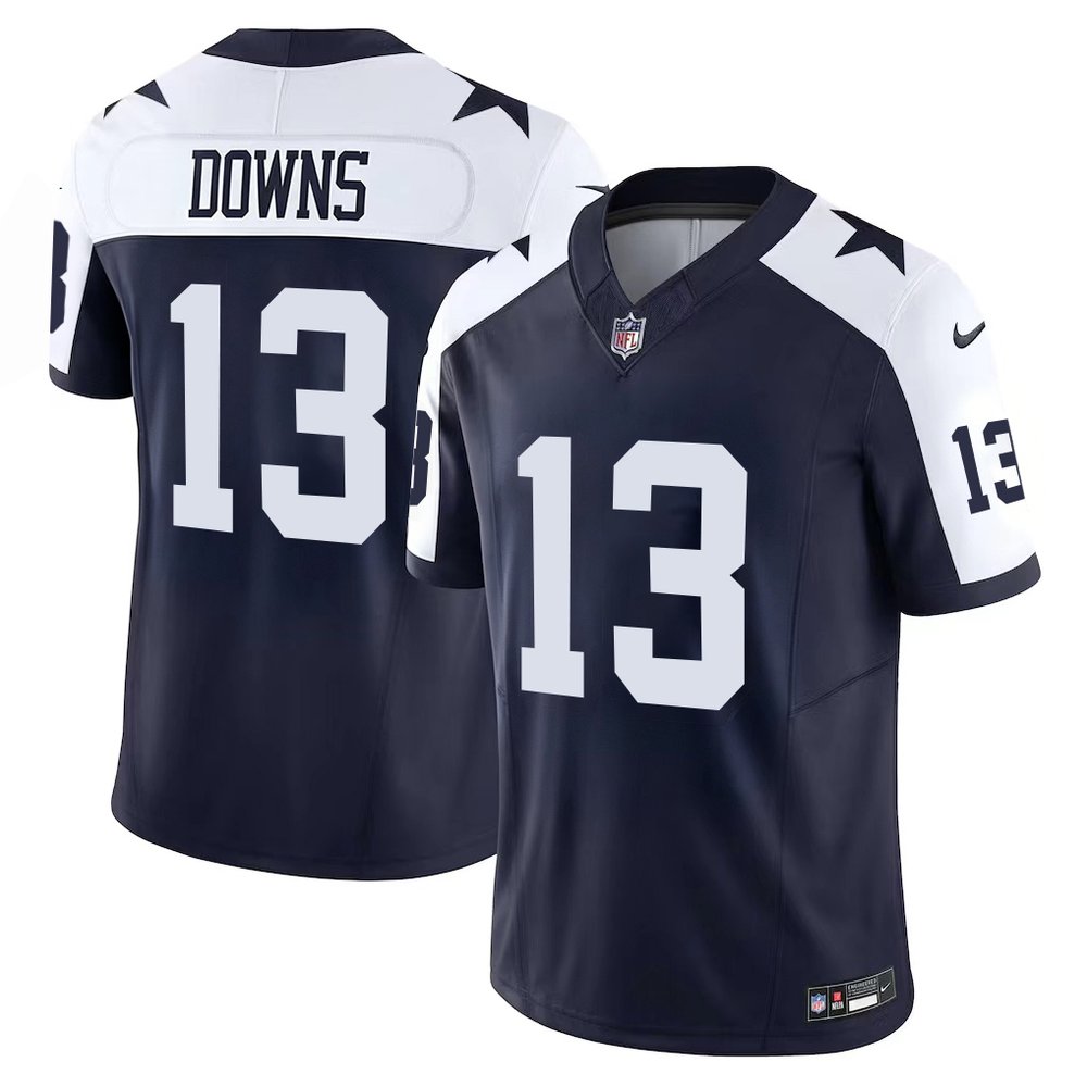Youth Dallas Cowboys #13 Caleb Downs Navy 2026 NFL Draft Vapor F.U.S.E. Limited Jersey