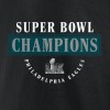 Men's Philadelphia Eagles Black Super Bowl LIX Champions Big & Tall Pullover Hoodie