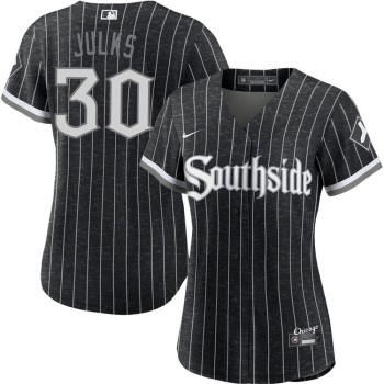 Women's Chicago White Sox #30 Corey Julks Black Home Official Player Jersey Women's Chicago White Sox #30 Corey Julks Black Home Official Player Jersey