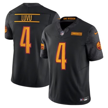 Men's Nike #4 Frankie Luvu Black Washington Commanders F.U.S.E. Vapor Untouchable Limited Stitched Football Jersey Men's Nike #4 Frankie Luvu Black Washington Commanders F.U.S.E. Vapor Untouchable Limited Stitched Football Jersey