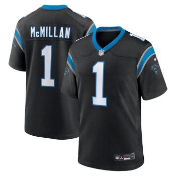 Men's Carolina Panthers #1 Tetairoa McMillan Nike Black 2025 NFL Draft First Round Pick Game Jersey Men's Carolina Panthers #1 Tetairoa McMillan Nike Black 2025 NFL Draft First Round Pick Game Jersey
