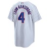 Men's Chicago Cubs #4 Pete Crow-Armstrong White Home Replica Player Jersey