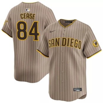 Men's San Diego Padres #84 Dylan Cease Nike Tan Home Replica Jersey Men's San Diego Padres #84 Dylan Cease Nike Tan Home Replica Jersey