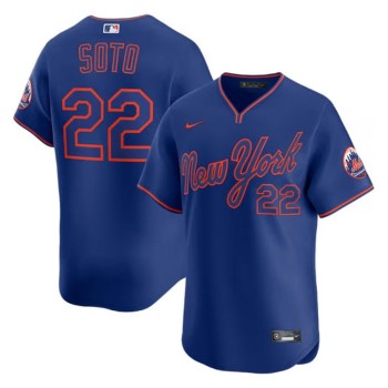 Men's New York Mets #22 Juan Soto Royal Alternate 2025 MLB Limited Jersey