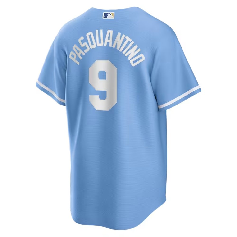 Men's Kansas City Royals #9 Vinnie Pasquantino Nike Blue Home Limited Player Jersey