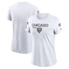 Women's Chicago Bears  White 2024 Salute To Service Legend Performance T-Shirt