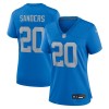 Women's Detroit Lions #20 Barry Sanders Blue Alternate Game Jersey