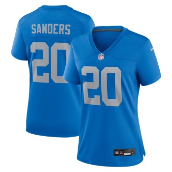 Women's Detroit Lions #20 Barry Sanders Blue Alternate Game Jersey Women's Detroit Lions #20 Barry Sanders Blue Alternate Game Jersey