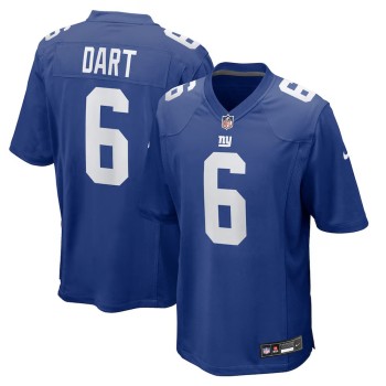Men's New York Giants #6 Jaxson Dart Nike Royal 2025 NFL Draft First Round Pick Game Jersey Men's New York Giants #6 Jaxson Dart Nike Royal 2025 NFL Draft First Round Pick Game Jersey