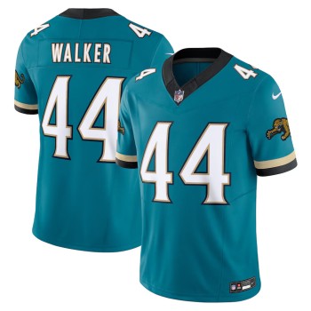 Men's Jacksonville Jaguars #44 Travon Walker Nike Teal Prowler Throwback Vapor F.U.S.E. Limited Jersey