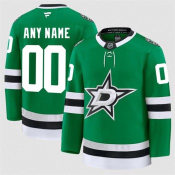 Youth Dallas Stars Custom Green 2024-25 Home Stitched Hockey Jersey