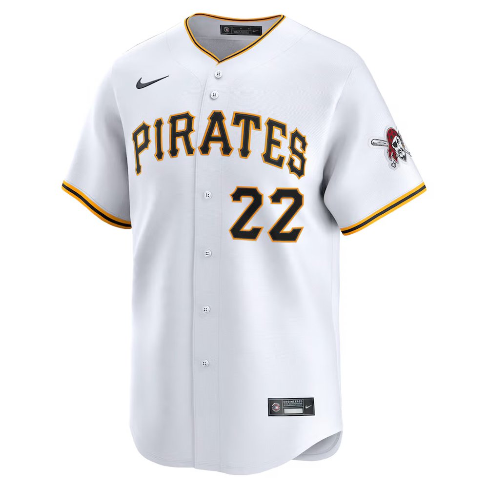 Men's Pittsburgh Pirates #22 Andrew McCutchen White Home Limited Player Jersey Men's Pittsburgh Pirates #22 Andrew McCutchen White Home Limited Player Jersey
