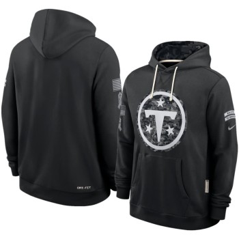 Men's Tennessee Titans Nike Black 2026 Salute to Service Sideline Dri-FIT Pullover Hoodie Men's Tennessee Titans Nike Black 2026 Salute to Service Sideline Dri-FIT Pullover Hoodie