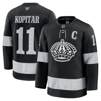 Youth Los Angeles Kings #11 Anze Kopitar Black Alternate Jersey Youth Los Angeles Kings #11 Anze Kopitar Black Alternate Jersey
