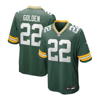 Men's Green Bay Packers #22 Matthew Golden Nike Green 2025 NFL Draft First Round Pick Game Jersey Men's Green Bay Packers #22 Matthew Golden Nike Green 2025 NFL Draft First Round Pick Game Jersey