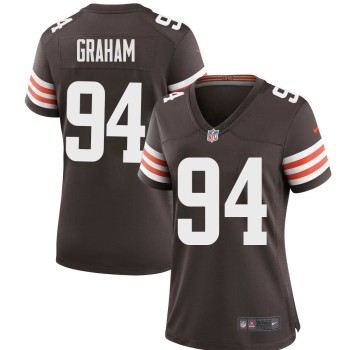 Women's Cleveland Browns #94 Mason Graham Nike Brown 2025 NFL Draft First Round Pick Game Jersey Women's Cleveland Browns #94 Mason Graham Nike Brown 2025 NFL Draft First Round Pick Game Jersey