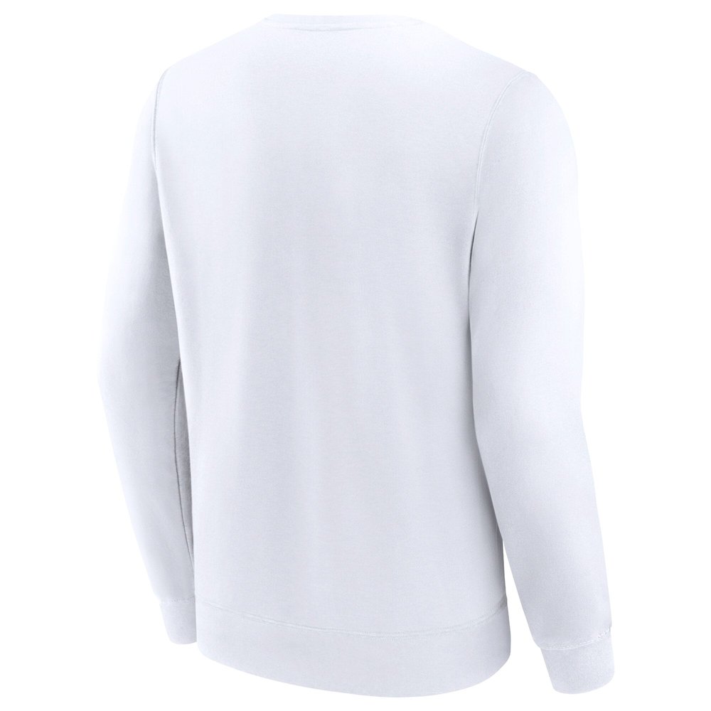 Men's Philadelphia Eagles White Super Bowl LIX Champions Iconic Victory Fleece Sweatshirt Men's Philadelphia Eagles White Super Bowl LIX Champions Iconic Victory Fleece Sweatshirt