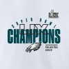 Men's Philadelphia Eagles White Super Bowl LIX Champions Iconic Victory Fleece Sweatshirt